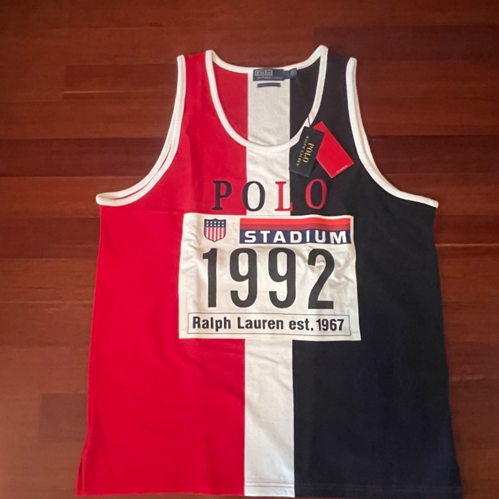 Polo Ralph Lauren Tokyo Stadium 1992 PWing Tank Top